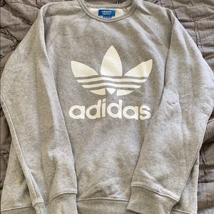 Gray Adidas Sweatshirt